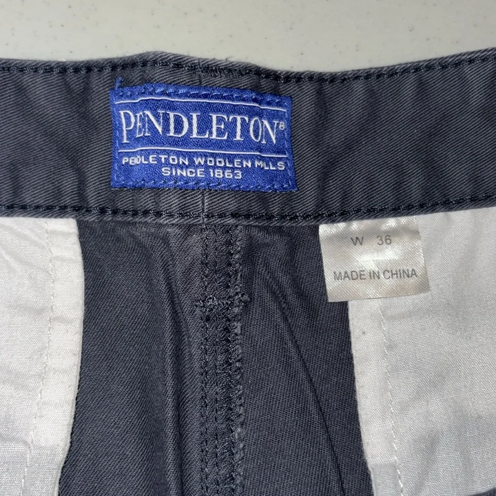 Pendelton Mens 36 Navy Blue Cotton Shorts